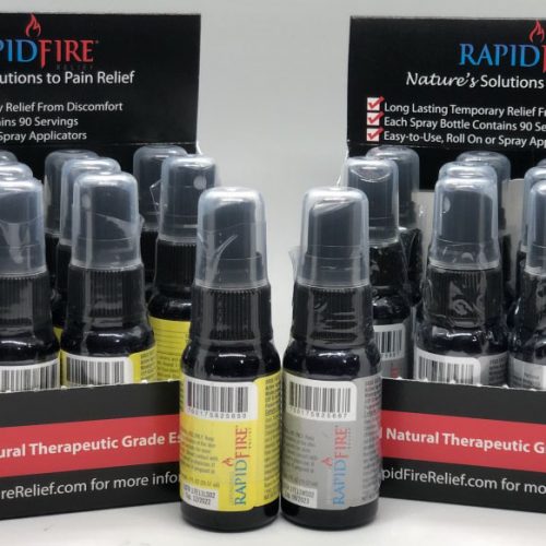 Rapid Fire Relief Split Spray Case (12-Wintergreen/12-Lemongrass)